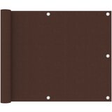 vidaXL balkonski zastor smeđi 75 x 500 cm od tkanine Oxford cijene