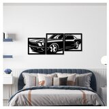 WALLXPERT dekorativni metalni zidni pribor must trio b Cene