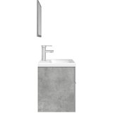  3-dijelni set kupaonskog namještaja siva boja betona drveni 60 x 38.5 x 46 cm | shoptok.hr