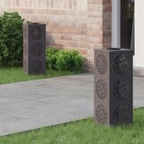  Solarna LED svjetlost za stazu 2 pcs Crna Hladno valjana čelika Cijene