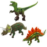 Lean Toys Set figurica dinosaura s pomičnim nogama i ustima, 6 komada | shoptok.hr
