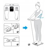  Analitička kupaonska vaga 15 parametara Apple Health Google Fit SCALA WEBBER | shoptok.hr