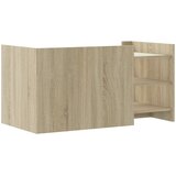  Stolić za kavu boja hrasta sonome 100 x 50 x 50 cm od drva | shoptok.hr