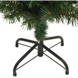 vidaXL Umestno božično drevo Zelena 150 cm PVC in Jeklo in Plastika | Shoptok.si
