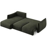 Makamii Zelena sklopiva kutna garnitura (s lijevim kutom/s ležaljkom) Leila – | shoptok.hr