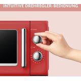 SILVA Schneider MW-R 25.3 Retro Mikrovalna pecnica crvena 20 litara | shoptok.hr