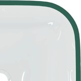  Umivaonik stakleni 42 x 42 x 14 cm prozirni | shoptok.hr
