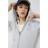 Superdry Bluza ženska, siva barva, s kapuco | Shoptok.si