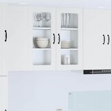 vidaXL Zidni kuhinjski ormarić Visoki sjaj bijela 80 x 31 x 80 cm | shoptok.hr