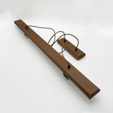 Luster AIDA na sajli, 2x E27, 15 W, 230 V, prečnik 35 cm, hrast/rafija | Eponuda.com