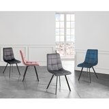 Tomasucci Rožnati žametni jedilni stoli v kompletu 2 ks Toffee – | Shoptok.si