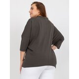 RELEVANCE Blouse-RV-BZ-7485.13P-dark khaki | Shoptok.si