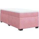 Box spring krevet s madracem ružičasti 90x200 cm baršunasti | shoptok.hr