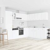  14-dijelni set kuhinjskih ormarića "Lyon" bijeli inženjerski drvo | shoptok.hr