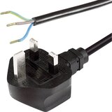 Hawa Priključni kabel [ angleški vtič - kabel\, odprti konec] črni 2 m 1008244, (20414190) | Shoptok.si