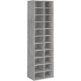 Furnova Omara za čevlje betonsko siva 54x34x183 cm iverna plošča, (21955844) | Shoptok.si