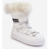 Kesi Women's lace-up snow boots white Santero Cijene