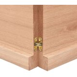 Stolna Mizna plošča svetlo rjava 220x60x4 cm obdelana trdna hrastovina, (20979329) | Shoptok.si