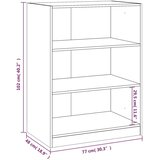 vidaXL Garderobna omara betonsko siva 77x48x102 cm inženirski les | Shoptok.si