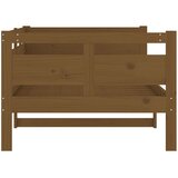  Dnevni ležaj od masivne borovine smeđa boja meda 90 x 190 cm | shoptok.hr