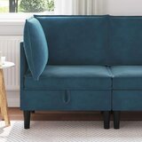 SOFA s pohranom Plava Baršun - Plava Kutna | shoptok.hr