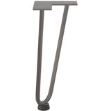  Noge s ukosnicama za stolić za kavu 4 kom. Prirodni čelik 30 cm Puni čelik | shoptok.hr