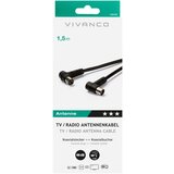 Vivanco TV/Radio Winkelkabel 90dB, 1,5m 48038 48/20 15WB Zum Anschluss von tv Geräten Cene