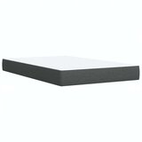vidaXL Box spring postelja z vzmetnico temno siva 120x190 cm blago | Shoptok.si