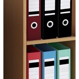 MID.YOU PISARNIŠKI REGAL 34/107/29 cm barve bukve | Shoptok.si