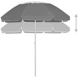  Suncobran za plažu antracit 300 cm | shoptok.hr