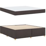  Okvir za krevet Tamno smeđa 180 x 200 cm tkanina | shoptok.hr