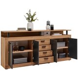 XORA komoda, antracit, hrast artisan | Shoptok.si
