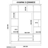 Hanah home ormar mat bela boja rb 185 03 | ePonuda.com
