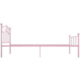 Posteljni okvir roza kovinski 90x200 cm, (20644197) | Shoptok.si