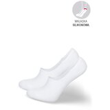 Milena Ladies Cotton Smooth Microstop Socks White | Shoptok.si