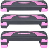 Rebel ACTIVE Step klupa za aerobik i fitnes sa 3 nivoa visine 78cm RBA-3225-PU | Eponuda.com