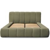 Bobochic Paris Zeleni tapecirani bračni krevet s prostorom za odlaganje s podnicom 160x200 cm Denali – | shoptok.hr