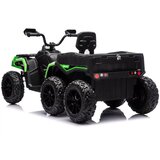 Lean Toys Otroški električni štirikolesnik JC606 24V 4x4 s prikolico – zelena | Shoptok.si
