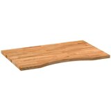vidaXL Mizna plošča rjava 80x50x2,5 cm trdna hrastovina pravokotna | Shoptok.si