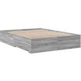  Okvir za krevet s ladicama boja hrasta 140x190 cm drveni | shoptok.hr