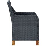  Jedilna garnitura 3-delna temno siva | Shoptok.si