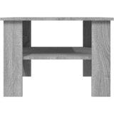  Stolić za kavu boja sivog hrasta 60x60x42 cm konstruirano drvo | shoptok.hr