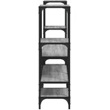 TV ormarić siva boja hrasta 206,5x28,5x95 cm konstruirano drvo | shoptok.hr