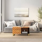 Stolić za kavu smeđe-crni 80x50x40 cm od masivnog drva manga | shoptok.hr