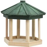  Hranilica za ptice odmerokutna od masivne jelovine 33 x 30 cm | shoptok.hr