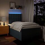 vidaXL Box spring postelja z vzmetnico modra 120x190 cm blago | Shoptok.si