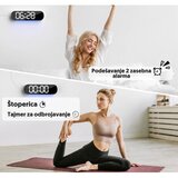  zidni sat sa budilnikom i termometrom 11938BL | Eponuda.com