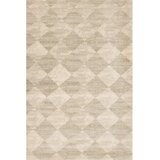 Agnella Bež vunen tepih 160x240 cm Agnus Checkered – u