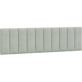  Jastuk za uzglavlje Hanko svjetlosivi 183 cm baršunasti | Eponuda.com