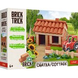 Trefl Brick Trick gradimo iz opeke: Koča 85 delni gradbeni set - | Shoptok.si